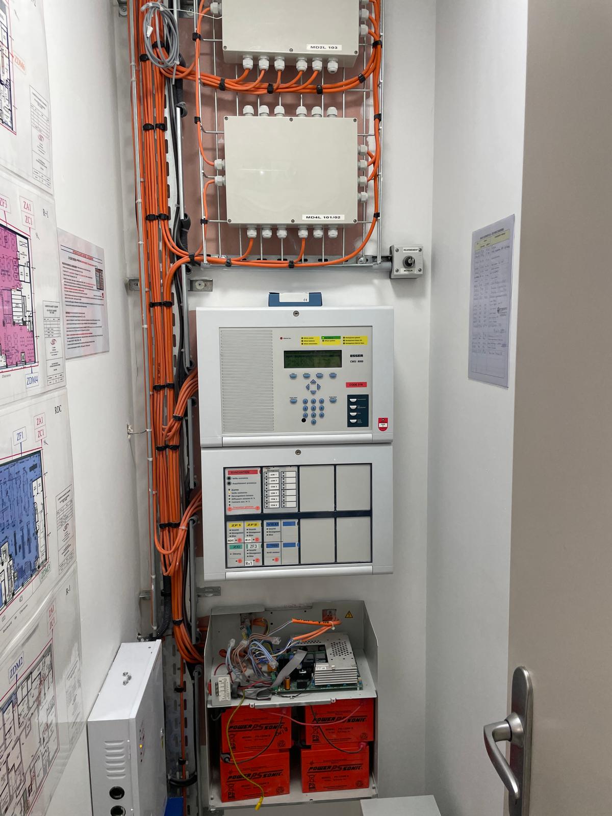 Vérification périodique SSI ECS+CMSI A ESSER